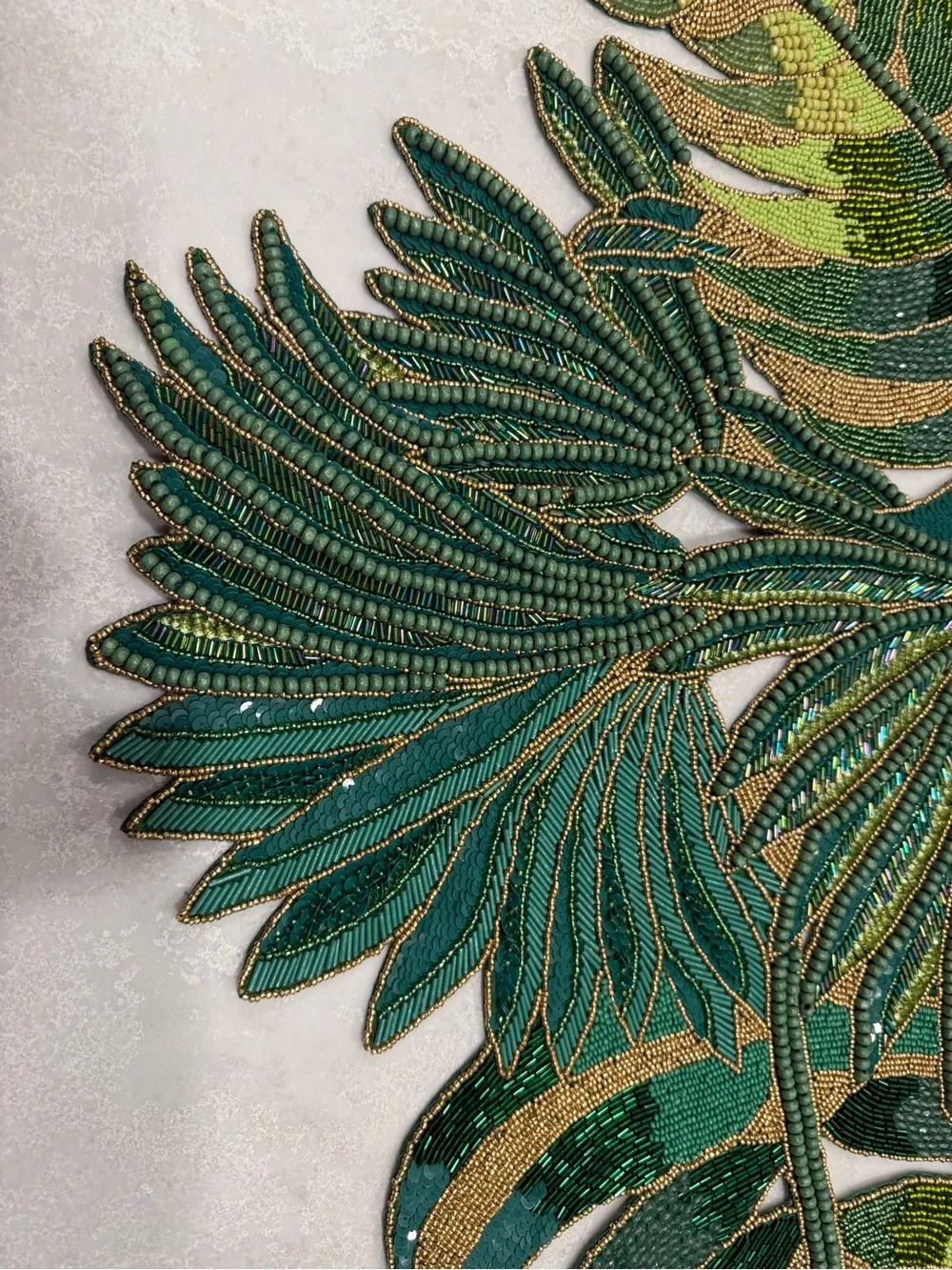 Kim Seybert Rare Tropical Beaded Table Centerpiece